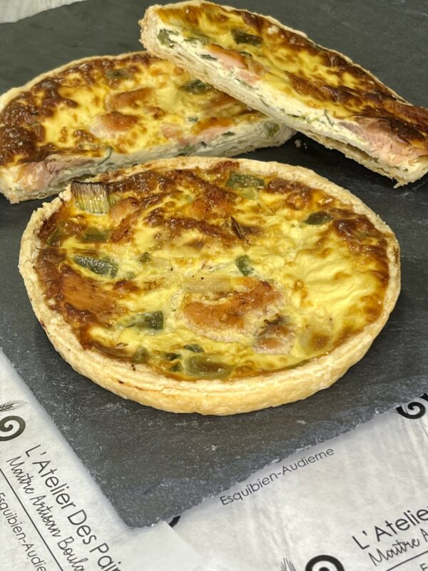 Quiche Poireaux et Saumon