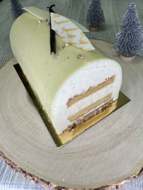 Bûche Perle Vanille